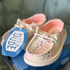 Hey Dude Kids' Pastel Pattern Moccasins